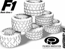 OPENRC F1 Rain Tires 1