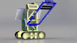 Photovoltaic Cleaning tracked robot