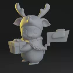 Pikachu 3D print model