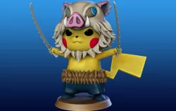 Pikachu Inozuke Cosplay 3D print model