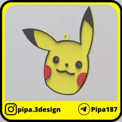 Pikachu keychain