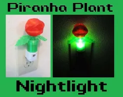 Piranha Plant Nightlight (Super Mario Night Light)