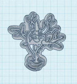 Pokemon: Cursola Cookie Cutter