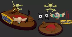 Pokemon diorama