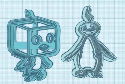 Pokemon: Eiscue Cookie Cutters