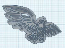 Pokemon: Gigantamax Corviknight Cookie Cutter