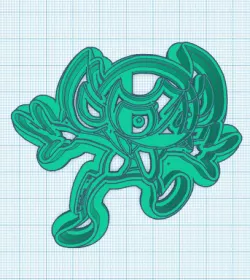 Pokemon: Impidimp Cookie Cutter