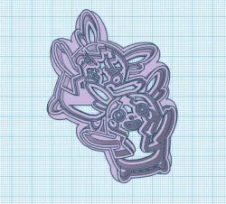 Pokemon: Morpeko Cookie Cutter