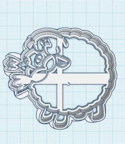 Pokemon: Wooloo Cookie Cutter