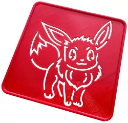Pokémon Evoli stencil (Eevee)