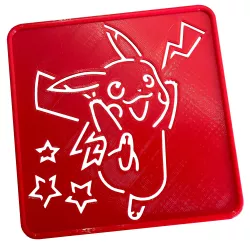 Pokémon Pikachu Stencil