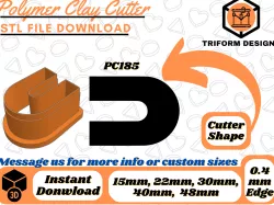 Polymer Clay Stud Cutter Long Magnet | 5 Sizes | Digital STL File | 3D Printing