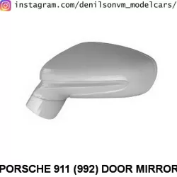 Porsche 911 (992 generation) Door Mirror in 1/24 1/43 1/18 and 1/12
