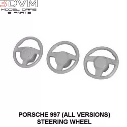 Porsche 911 (997generation) Steering Wheel in 1/24 1/43 1/18 1/12 and 1/64