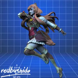 Raphtalia fan art from Shield Hero anime series