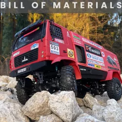 RC TRUCK MAZ SPORTAUTO MK.1: BILL OF MATERIALS
