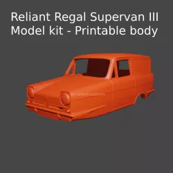 Reliant Regal Supervan III - Model kit - Printable body