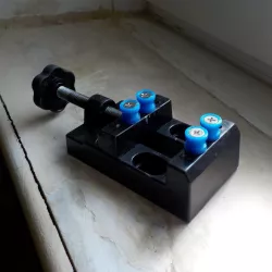 Replacement shim for use as a vice for fragile parts