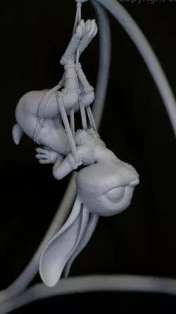 ROPE BUNNY + Stand Frame +chitu supports