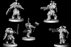 Runic Warrior Assault Squad - 5 Pack