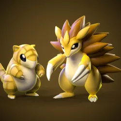 sandshrew and sandslash
