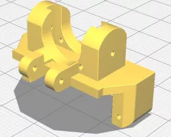 Scx24 servo mount Injora 4-link