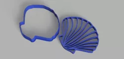 sea shell cookie cutter