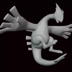 Shadow Lugia Pokemon Figure