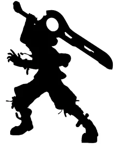 Shulk wall decal