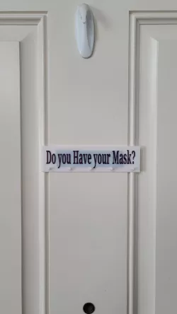 Simple mask rack
