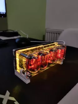 Simple nixie clock base