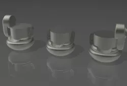 Simple Space Marine's head base - Base simple de cabeza Marines Espaciales
