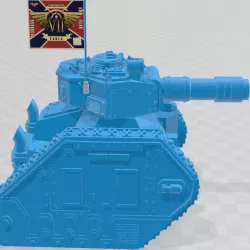 Simple Vehicle Flagpole holder - WH40k