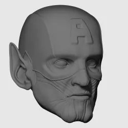 SKRULL CAPTAIN AMERICA (MCU STYLE)