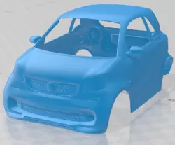 Smart Fortwo Brabus Printable Body Car
