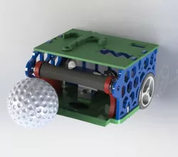 Soccer Robot V 4.0 with kicker and Roller system