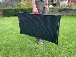 Solar stand for on the go