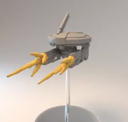 Space Communist Gun Drone
