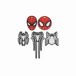 Spiderman keychains