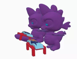 Spike growing huge Dick