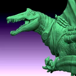 Spinosaurus Artificer - Presupported D&D Dinosaur Hero