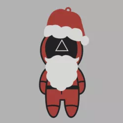 Squid game christmas decoration
