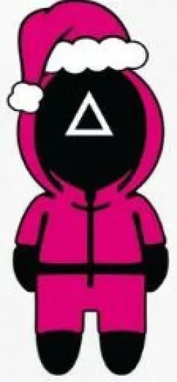 Squid Game Christmas Xmas Cookie Cutter Triangle mask