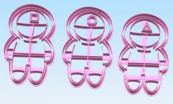 SQUID GAME COOKIE CUTTERS