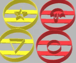 Squid game cookie cutters