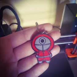 Squid game keychain