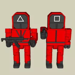 Squid game Soldier pack