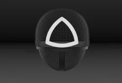 squid game. This is a high-quality squid game worker mask.