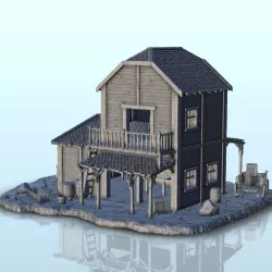 Stable with two floors (8) - Six Gun Sound Desperado Old Chronicles Gunfight Gutshot Blackwater Gulch