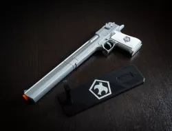 Stand for Peacemaker's desert eagle